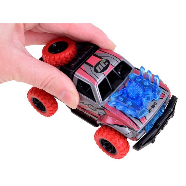 Kaskadinis 4x4 automobilis Predator, raudonas