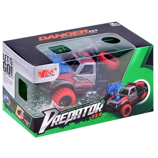 Kaskadinis 4x4 automobilis Predator, raudonas