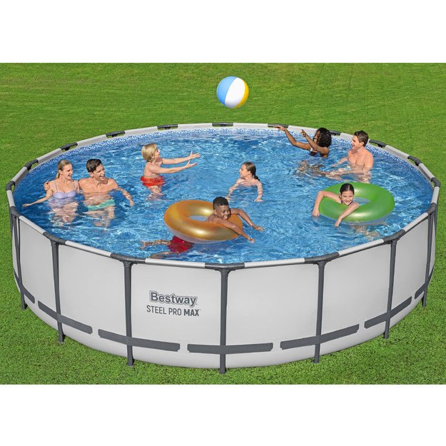 Karkasinis baseinas Bestway Frame Pool 549x122cm 11in1 56462