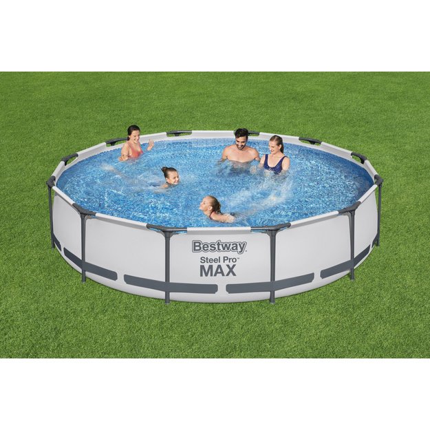 Karkasinis baseinas Bestway Steel Pro Max 366x76 cm, 8in1