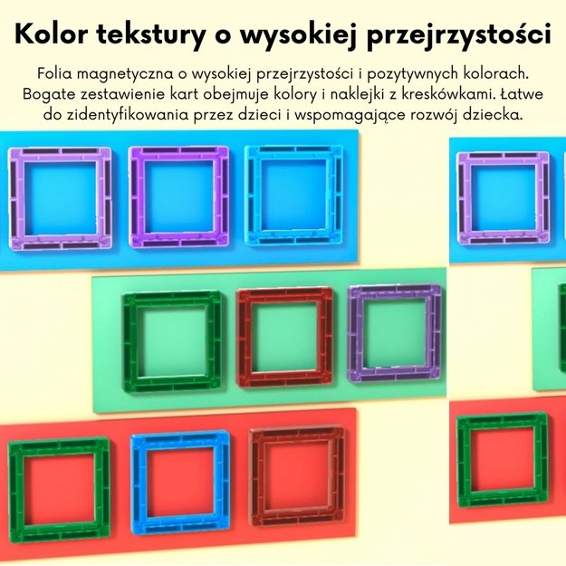 Magnetinis 3D konstruktorius vaikams 70 vnt. WOOPIE 7