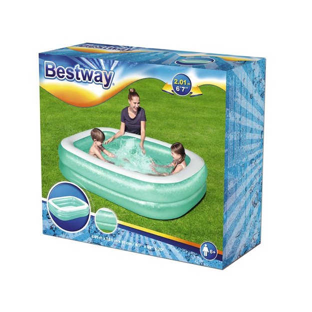 Didelis pripučiamas baseinas 201x150x51cm, Bestway