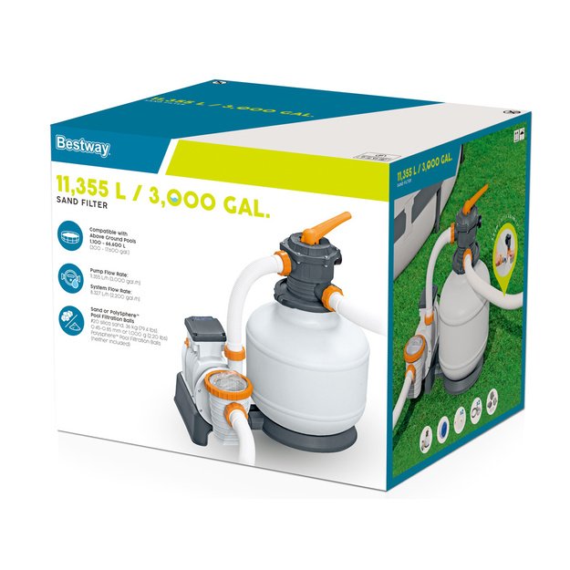 Siurblys su smėlio filtru 11355 L / h, Bestway 58486