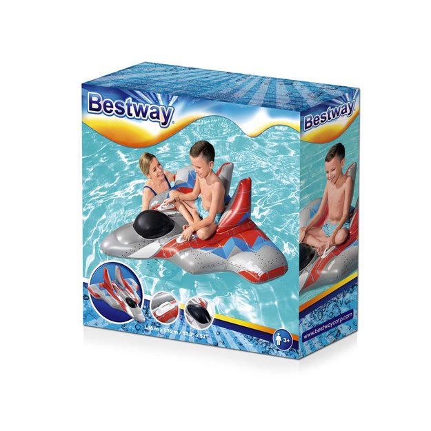 Pripučiamas čiužinys vaikams naikintuvas Bestway