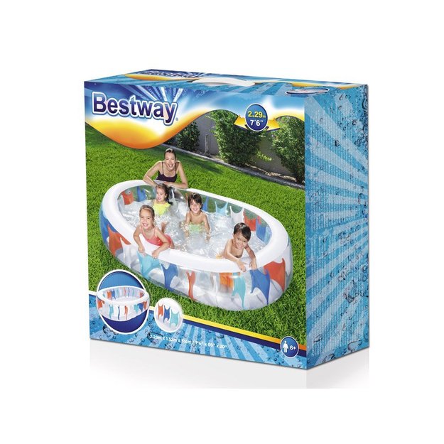Pripučiamas baseinas vaikams 229 cm x 152 cm, Bestway