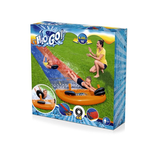 Dvigubas čiuožykla 488 cm, Bestway