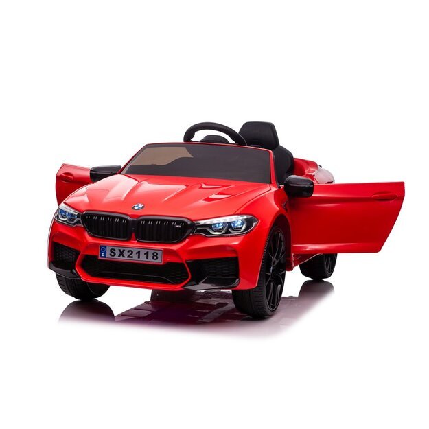 Vienvietis elektromobilis vaikams BMW M5 Drift, raudonas