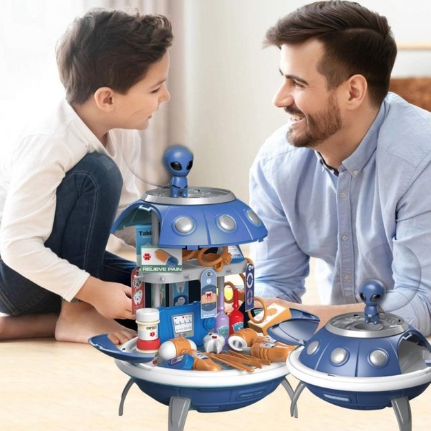 Įrankių rinkinys kuprinėje su projektoriumi „USO Workshop“, Woopie 1 Įrankių rinkinys kuprinėje su projektoriumi „USO Workshop“, Woopie 1