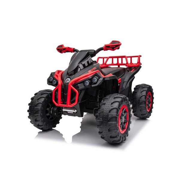 Vienveitis elektinis keturratis 4x4 GTS1199, raudonas