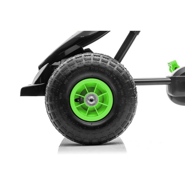 Velomobilis su pedalais Go-kart G18, žalias