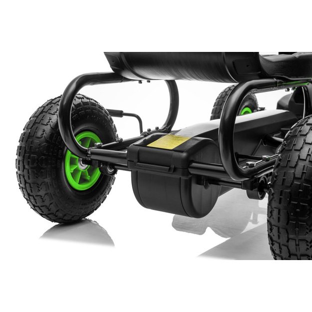 Velomobilis su pedalais Go-kart G18, žalias