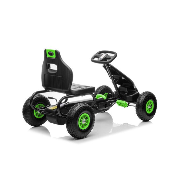 Velomobilis su pedalais Go-kart G18, žalias