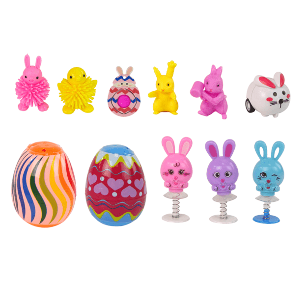 Velykų „Fidget“ žaislai „Squishy“ anti-streso rinkinys 18 vnt.-zkinstock