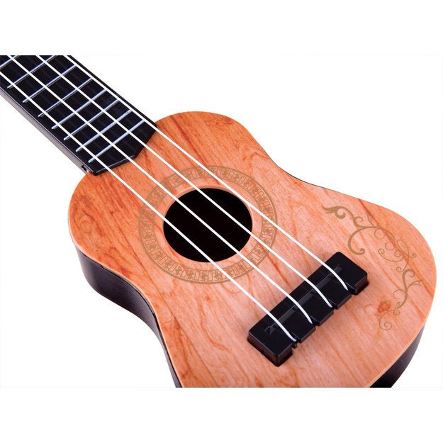 Mini gitara vaikams 25 cm, ruda