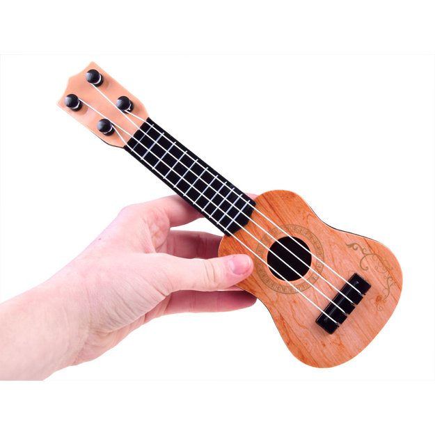 Mini gitara vaikams 25 cm, ruda