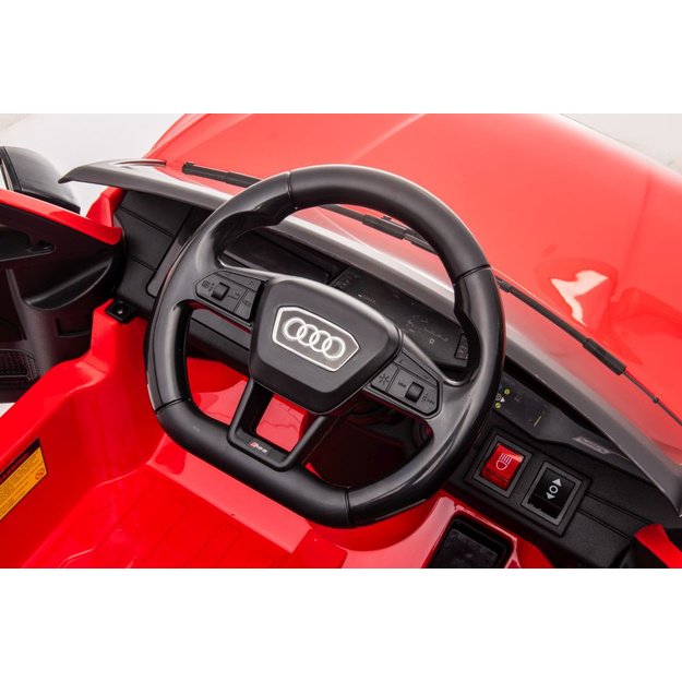Vienvietis elektromobilis vaikams Audi RS6 BRD, raudonas