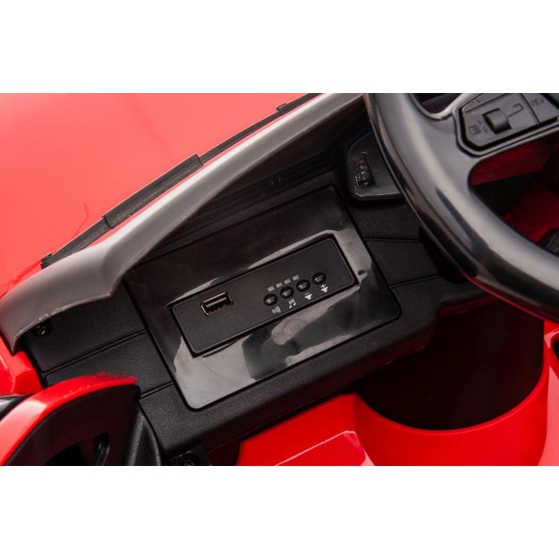 Vienvietis elektromobilis vaikams Audi RS6 BRD, raudonas