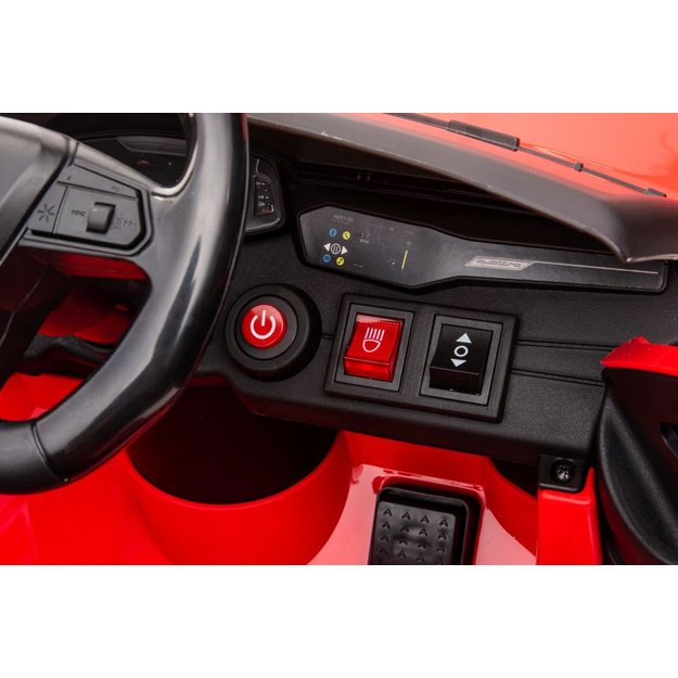 Vienvietis elektromobilis vaikams Audi RS6 BRD, raudonas