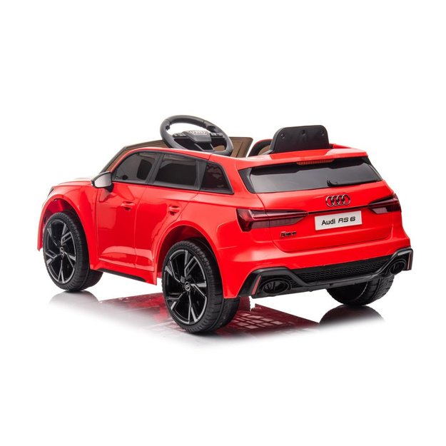 Vienvietis elektromobilis vaikams Audi RS6 BRD, raudonas