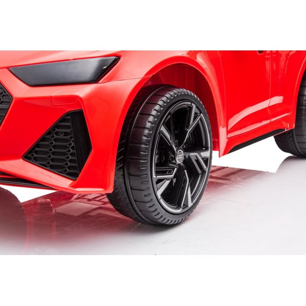 Vienvietis elektromobilis vaikams Audi RS6 BRD, raudonas