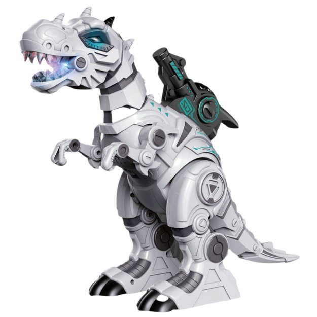 Nuotoliniu būdu valdomas dinozauras robotas su dūmų efektu 1