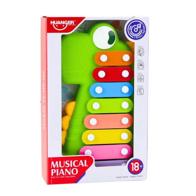 Muzikinis metalofonas dinozauro formos „Tiny Tunes“ 2