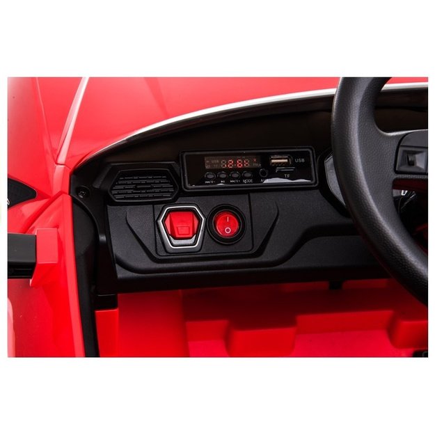Vienvietis elektromobilis Lamborghini Urus BDM0923, raudonas