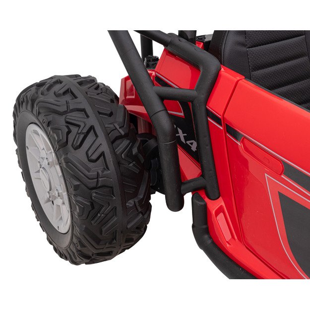 Dvivietis elektromobilis bagis Auto Buggy Racing 5, 24V, raudonas