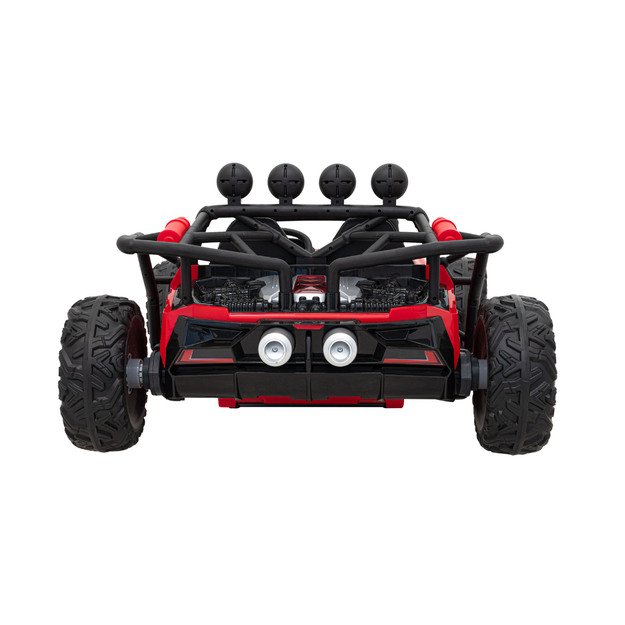 Dvivietis elektromobilis bagis Auto Buggy Racing 5, 24V, raudonas