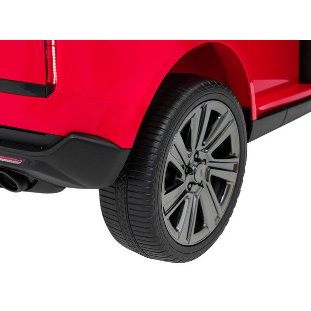 Dvivietis vaikiškas elektromobilis Range Rover SUV Lift, raudonas