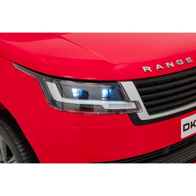 Dvivietis vaikiškas elektromobilis Range Rover SUV Lift, raudonas