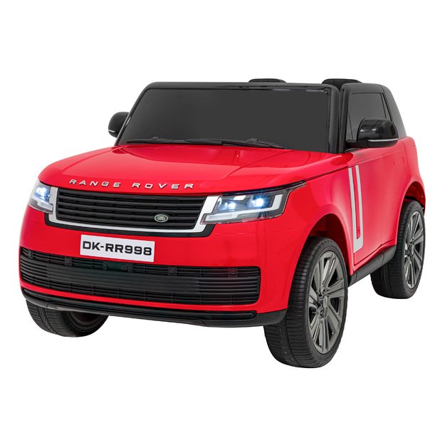 Dvivietis vaikiškas elektromobilis Range Rover SUV Lift, raudonas