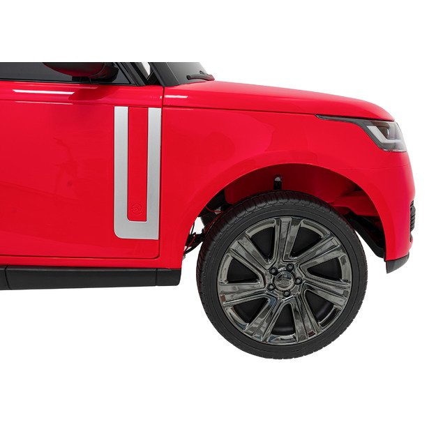 Dvivietis vaikiškas elektromobilis Range Rover SUV Lift, raudonas