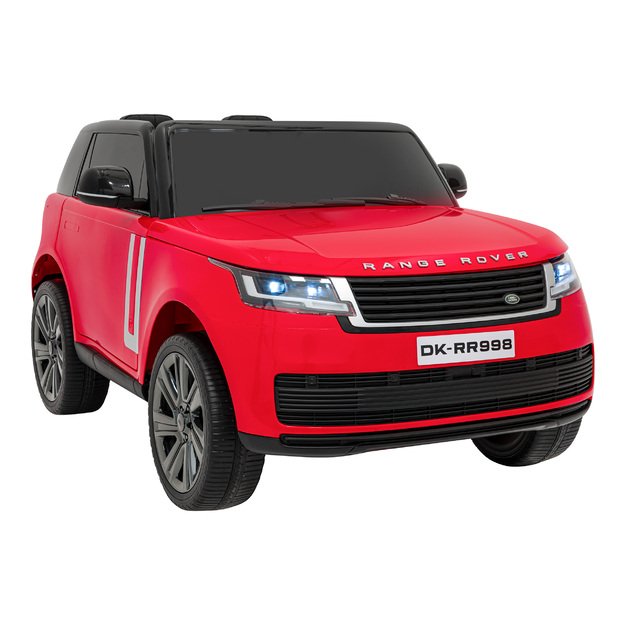 Dvivietis vaikiškas elektromobilis Range Rover SUV Lift, raudonas