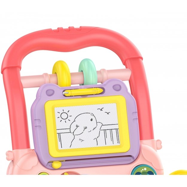 Interaktyvus stumdukas su garso efektais, WOOPIE BABY, rožinis