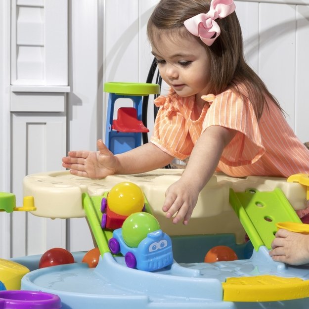 Didelis vandens stalas 2 pakopų statybvietė su priedais, Step2