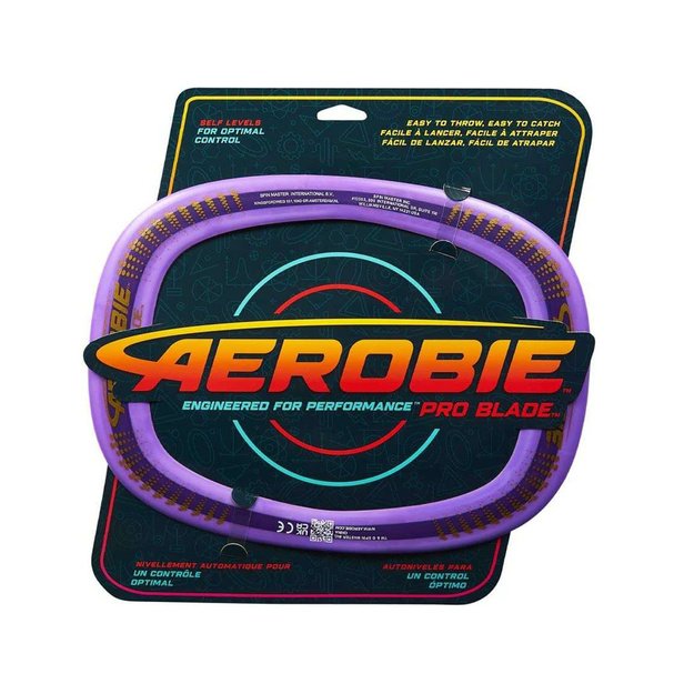 Skraidantis frisbis Aerobie Pro Blade, violetinis