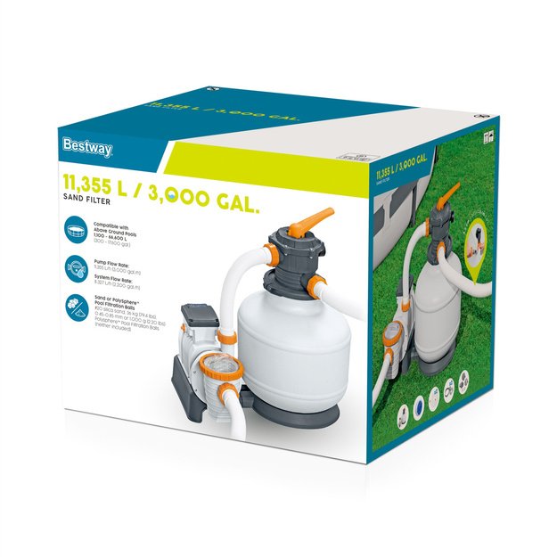 Smėlio siurblys 11355 L/h baseinui "Bestway" 58486 