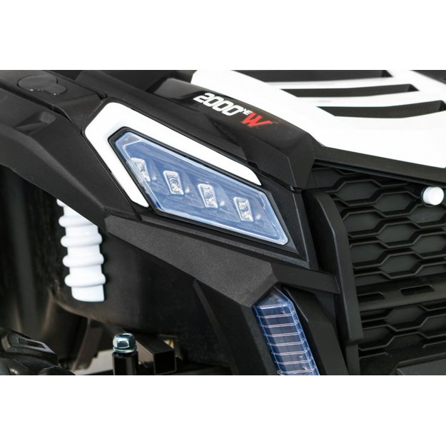 Dvivietis bagis ATV STRONG Racing, baltas