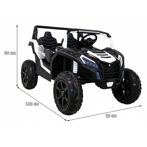 Dvivietis bagis ATV STRONG Racing, baltas