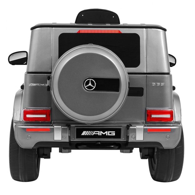 Vienvietis elektromobilis Mercedes AMG G63, sidabrinis lakuotas