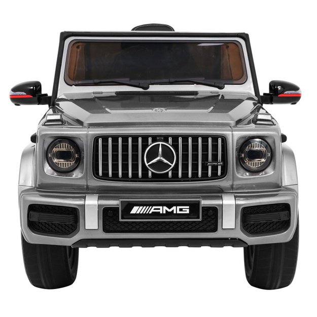 Vienvietis elektromobilis Mercedes AMG G63, sidabrinis lakuotas