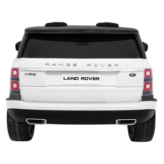 Dvivietis elektromobilis vaikams Range Rover HSE 4x4, baltas