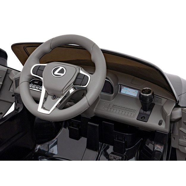 Vienvietis elektromobilis vaikams Lexus LC500, juodas
