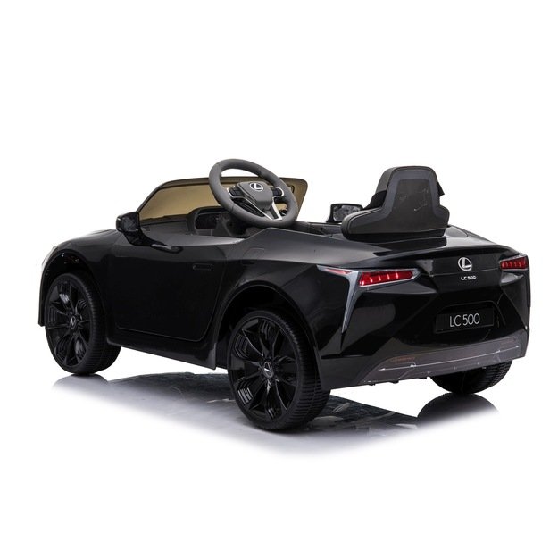 Vienvietis elektromobilis vaikams Lexus LC500, juodas