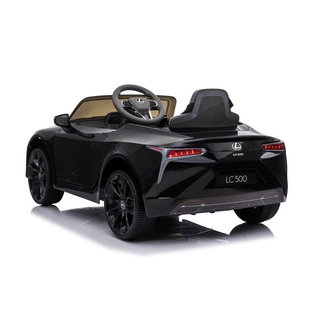 Vienvietis elektromobilis vaikams Lexus LC500, juodas
