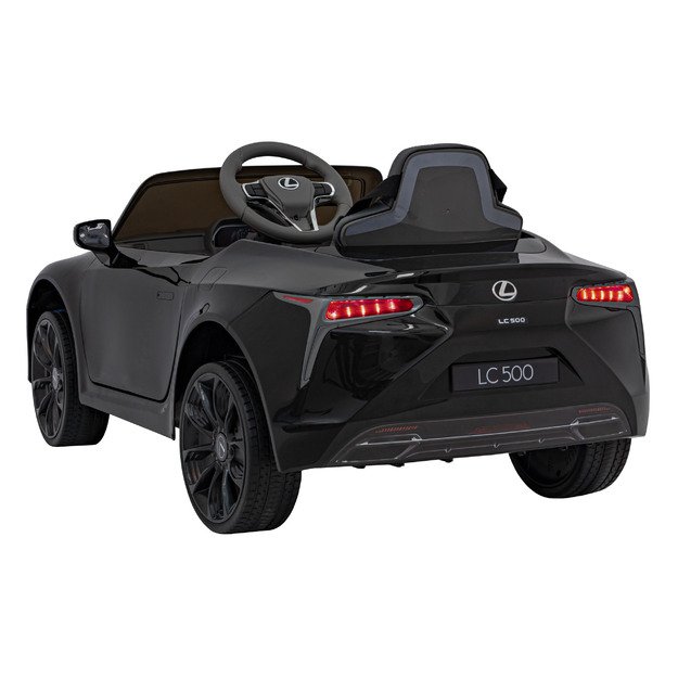 Vienvietis elektromobilis vaikams Lexus LC500, juodas