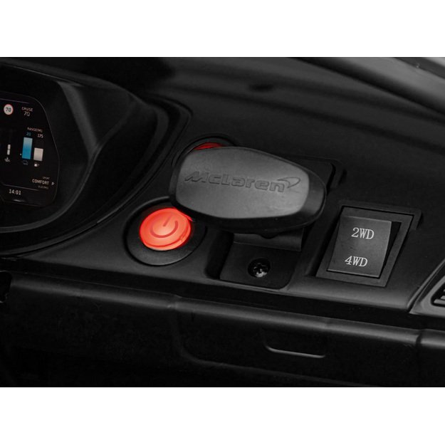 Vienvietis elektromobilis vaikams McLaren Artur 4x4, juodas
