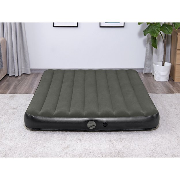 Dvivietis pripučiamas čiužinys  su įmontuotu "Tritech" oro siurbliu 203x152x25cm, Bestway