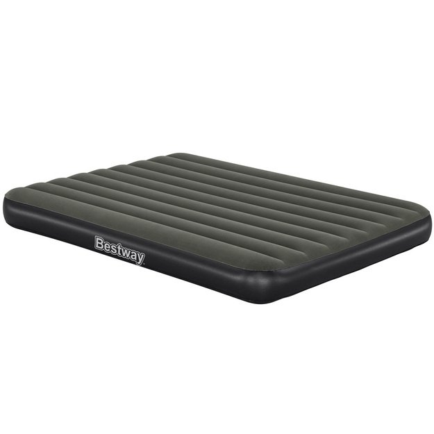 Dvivietis pripučiamas čiužinys  su įmontuotu "Tritech" oro siurbliu 203x152x25cm, Bestway